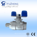 2PC Stainless Steel Threaded Ball Valve